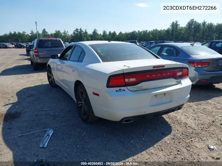 2014 Dodge Charger R/T Plus VIN: 2C3CDXDT6EH272266 Lot: 40260453