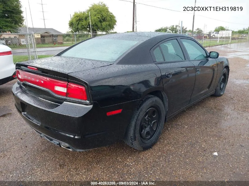 2014 Dodge Charger Police VIN: 2C3CDXKT1EH319819 Lot: 40263288