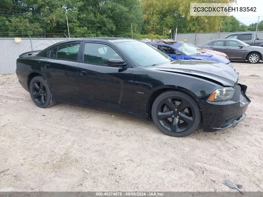 2014 Dodge Charger R/T VIN: 2C3CDXCT6EH183542 Lot: 40274576