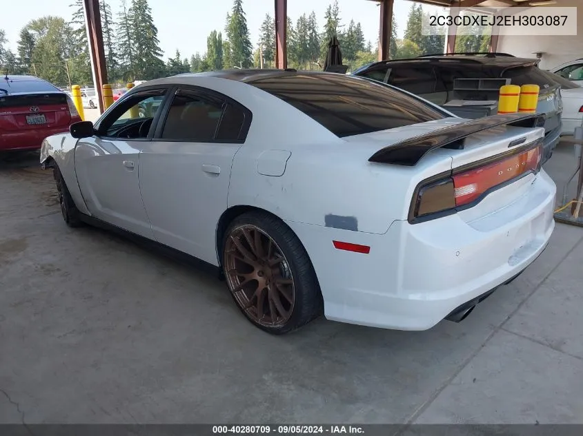 2C3CDXEJ2EH303087 2014 Dodge Charger Srt