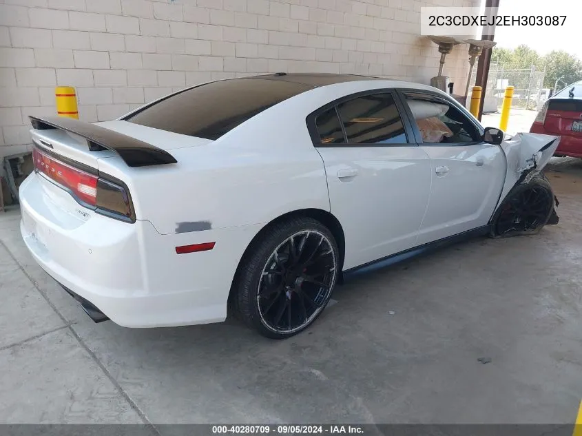 2C3CDXEJ2EH303087 2014 Dodge Charger Srt