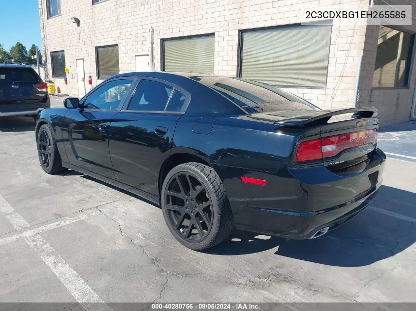 2014 Dodge Charger Se VIN: 2C3CDXBG1EH265585 Lot: 40280756