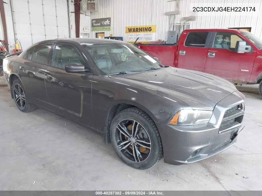 2014 Dodge Charger Sxt Plus VIN: 2C3CDXJG4EH224174 Lot: 40287302