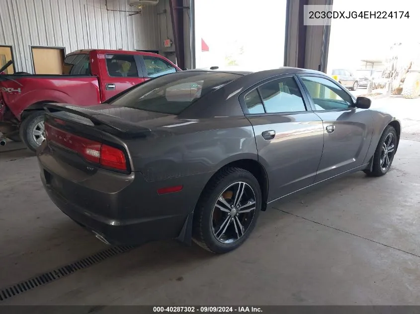 2014 Dodge Charger Sxt Plus VIN: 2C3CDXJG4EH224174 Lot: 40287302