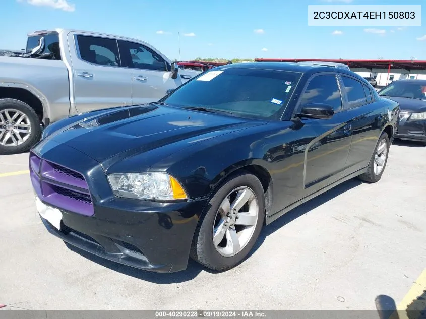 2014 Dodge Charger Police VIN: 2C3CDXAT4EH150803 Lot: 40290228