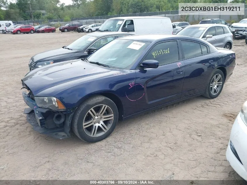 2014 Dodge Charger Se VIN: 2C3CDXBG1EH319211 Lot: 40303766