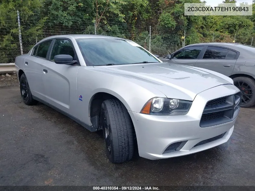 2014 Dodge Charger Police VIN: 2C3CDXAT7EH190843 Lot: 40310354