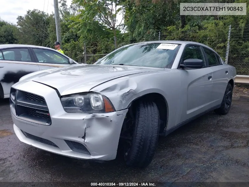 2C3CDXAT7EH190843 2014 Dodge Charger Police