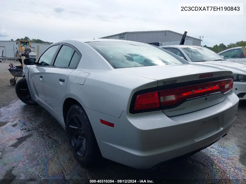 2C3CDXAT7EH190843 2014 Dodge Charger Police