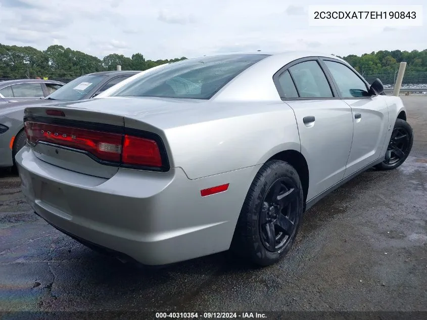 2C3CDXAT7EH190843 2014 Dodge Charger Police