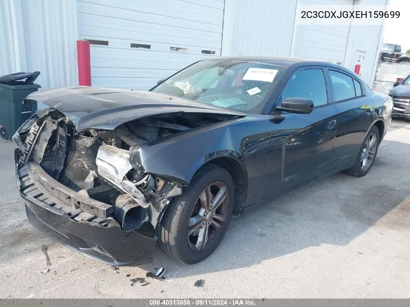 2C3CDXJGXEH159699 2014 Dodge Charger Sxt