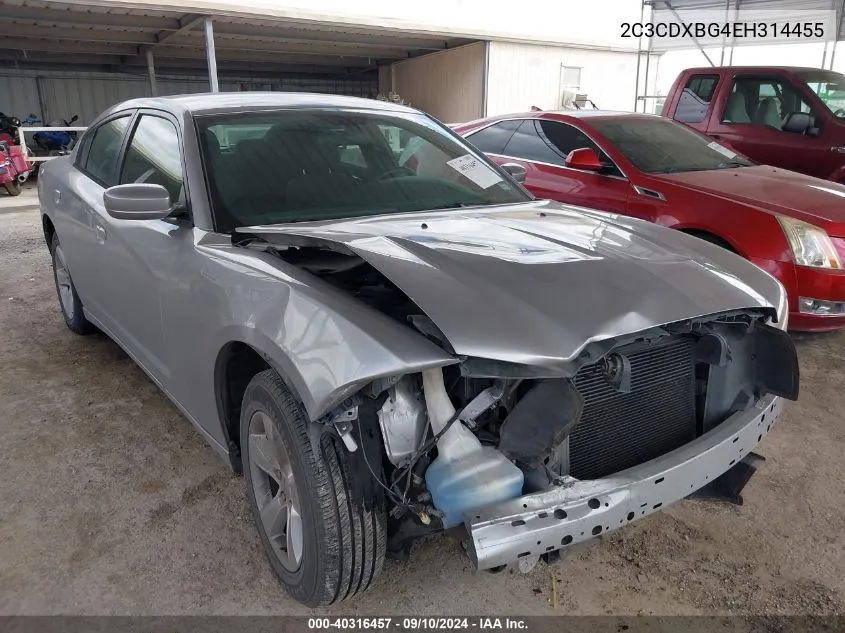 2C3CDXBG4EH314455 2014 Dodge Charger Se