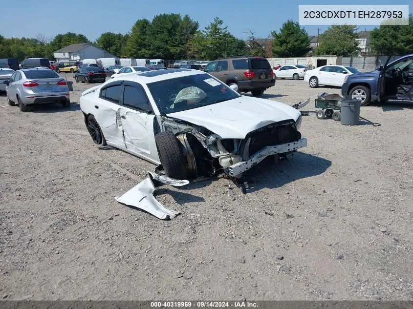 2014 Dodge Charger R/T Max VIN: 2C3CDXDT1EH287953 Lot: 40319969