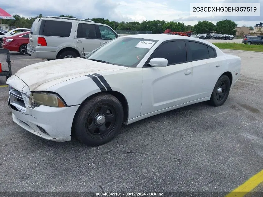 2C3CDXHG0EH357519 2014 Dodge Charger Sxt