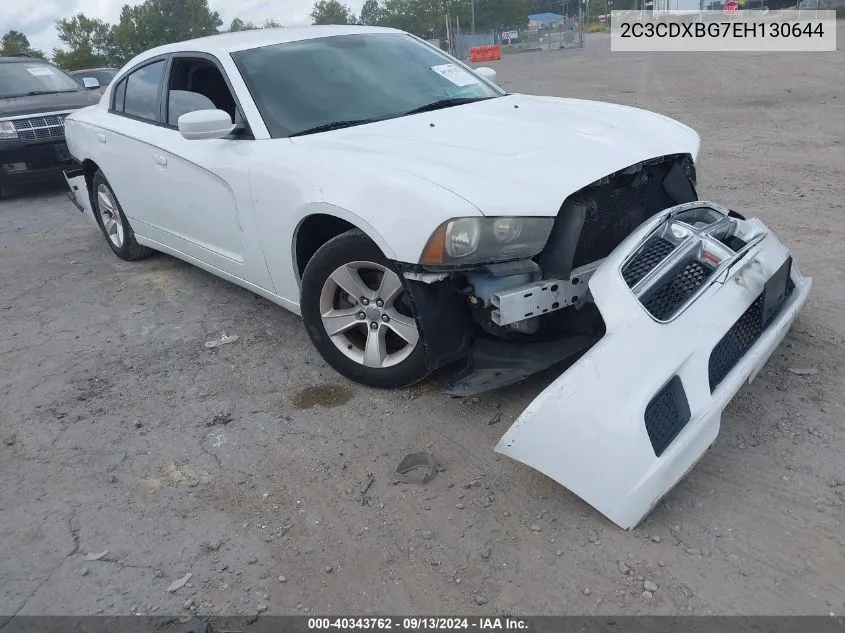 2014 Dodge Charger Se VIN: 2C3CDXBG7EH130644 Lot: 40343762