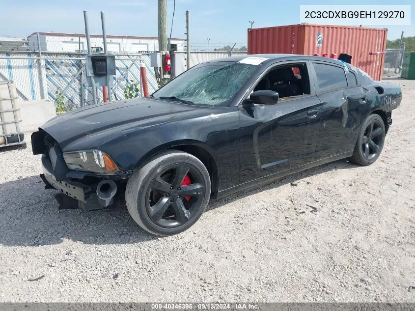 2014 Dodge Charger Se VIN: 2C3CDXBG9EH129270 Lot: 40346395