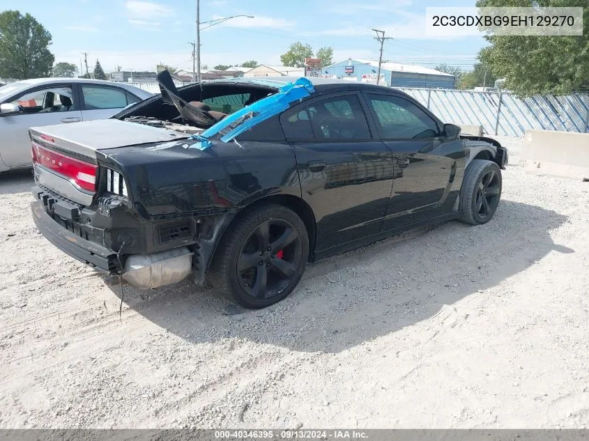 2014 Dodge Charger Se VIN: 2C3CDXBG9EH129270 Lot: 40346395