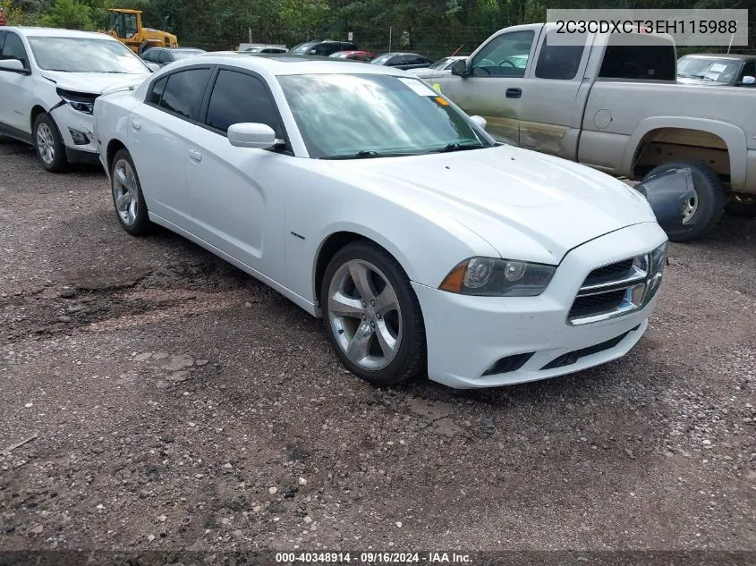 2014 Dodge Charger R/T Max VIN: 2C3CDXCT3EH115988 Lot: 40348914