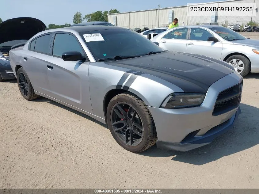 2C3CDXBG9EH192255 2014 Dodge Charger Se