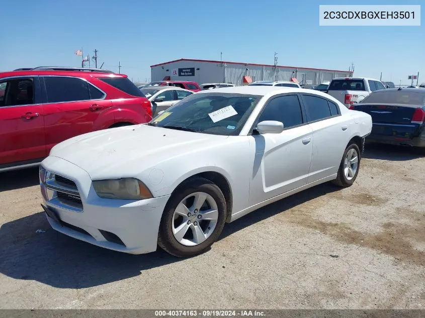 2C3CDXBGXEH3501 2014 Dodge Charger Se