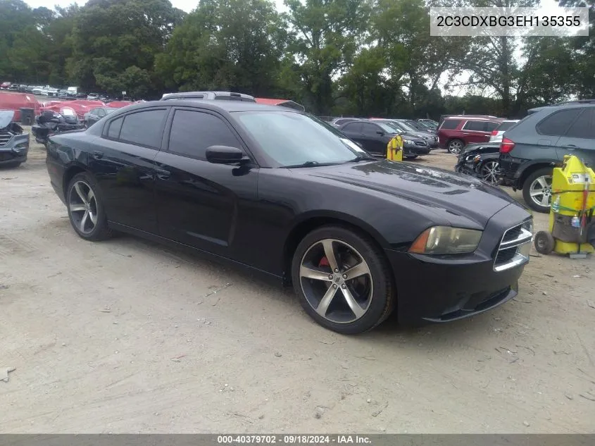 2C3CDXBG3EH135355 2014 Dodge Charger Se