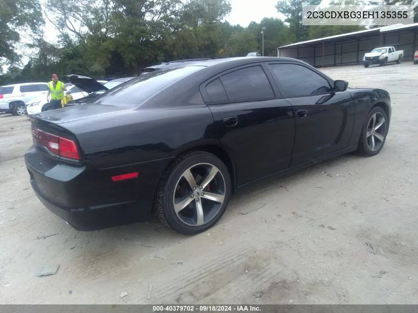 2C3CDXBG3EH135355 2014 Dodge Charger Se