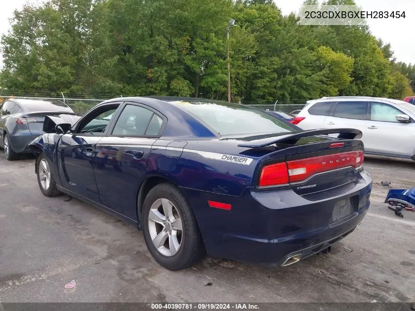 2014 Dodge Charger Se VIN: 2C3CDXBGXEH283454 Lot: 40390781