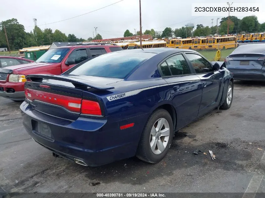 2014 Dodge Charger Se VIN: 2C3CDXBGXEH283454 Lot: 40390781