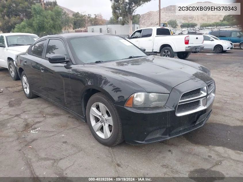 2C3CDXBG9EH370343 2014 Dodge Charger Se