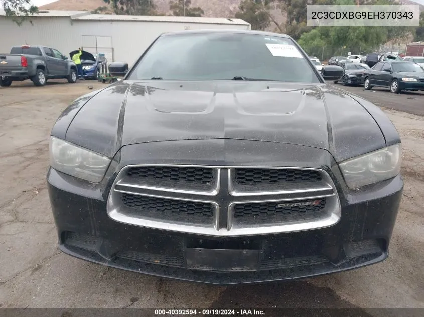 2C3CDXBG9EH370343 2014 Dodge Charger Se