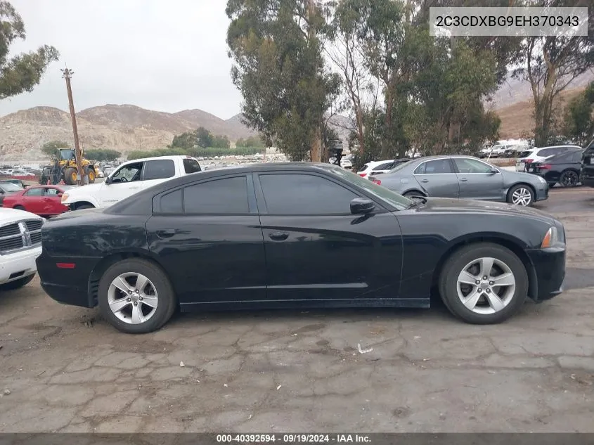 2C3CDXBG9EH370343 2014 Dodge Charger Se