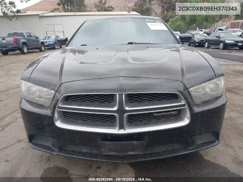 2C3CDXBG9EH370343 2014 Dodge Charger Se