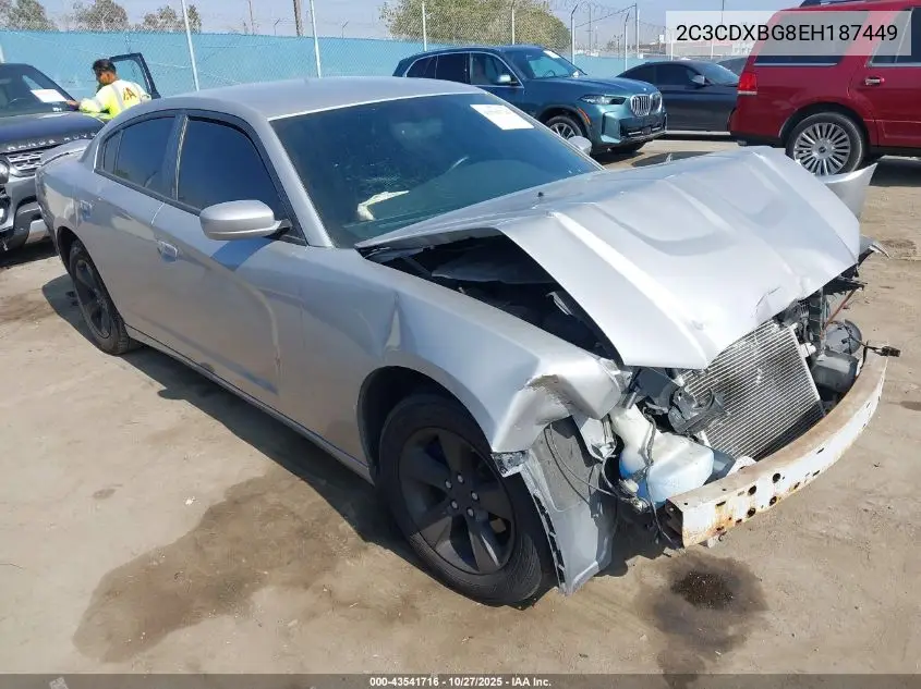 2C3CDXBG8EH187449 2014 Dodge Charger Se