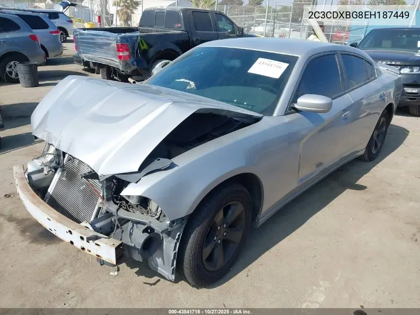 2C3CDXBG8EH187449 2014 Dodge Charger Se