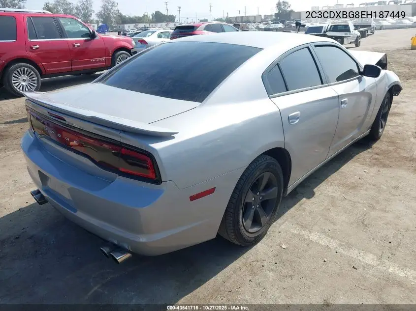 2C3CDXBG8EH187449 2014 Dodge Charger Se