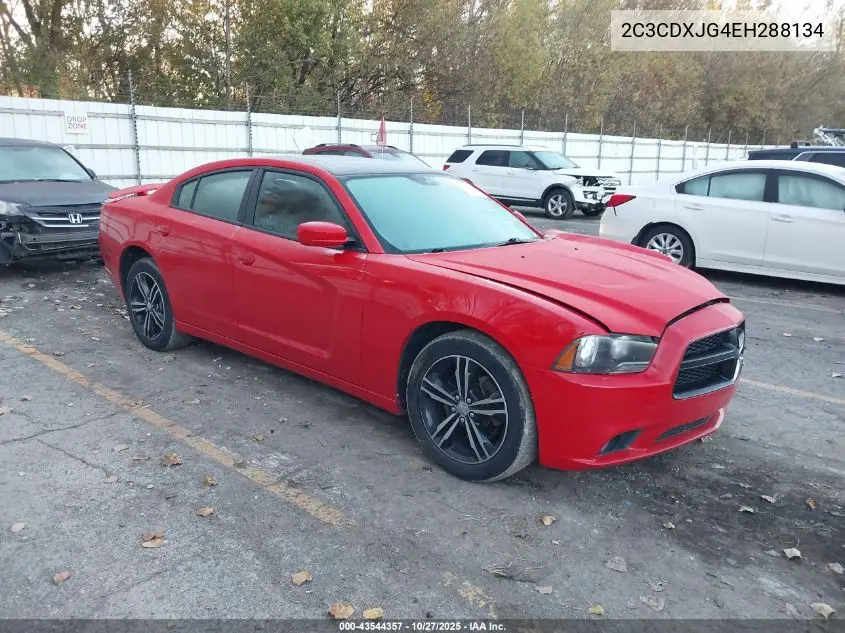 2C3CDXJG4EH288134 2014 Dodge Charger Sxt