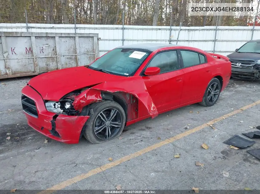 2C3CDXJG4EH288134 2014 Dodge Charger Sxt