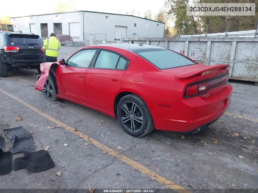 2C3CDXJG4EH288134 2014 Dodge Charger Sxt