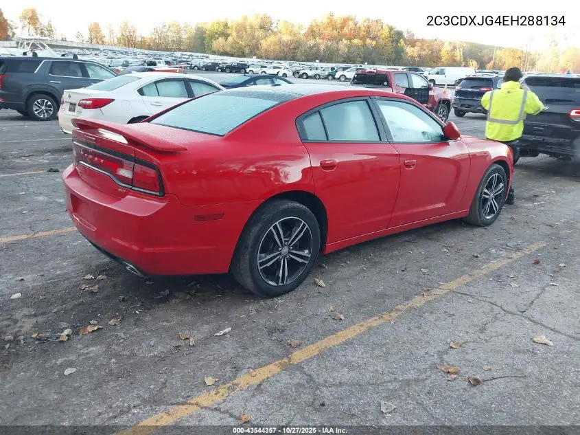 2C3CDXJG4EH288134 2014 Dodge Charger Sxt