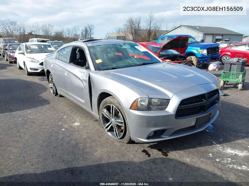 2C3CDXJG8EH156509 2014 Dodge Charger Sxt
