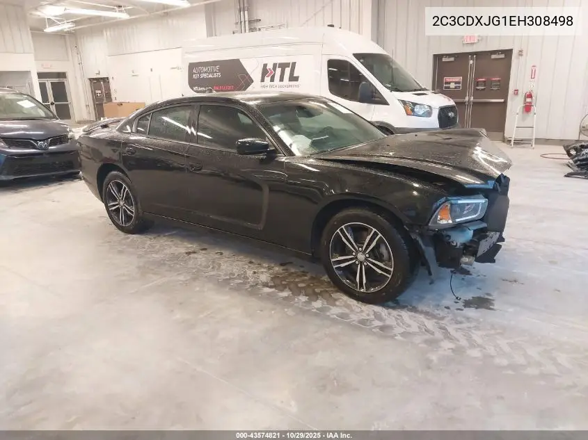 2C3CDXJG1EH308498 2014 Dodge Charger Sxt