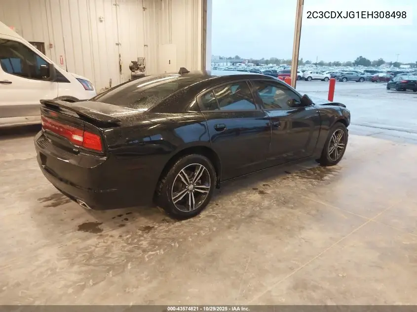 2C3CDXJG1EH308498 2014 Dodge Charger Sxt
