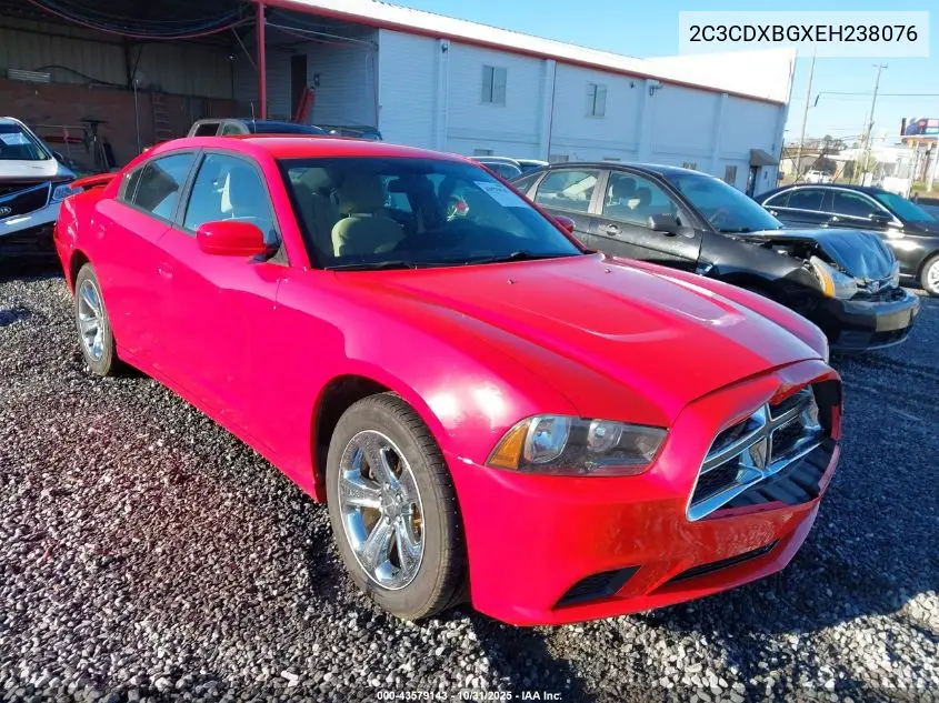 2C3CDXBGXEH238076 2014 Dodge Charger Se