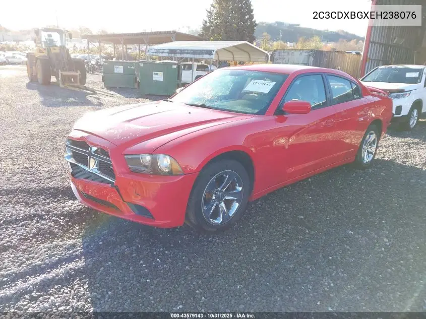 2C3CDXBGXEH238076 2014 Dodge Charger Se