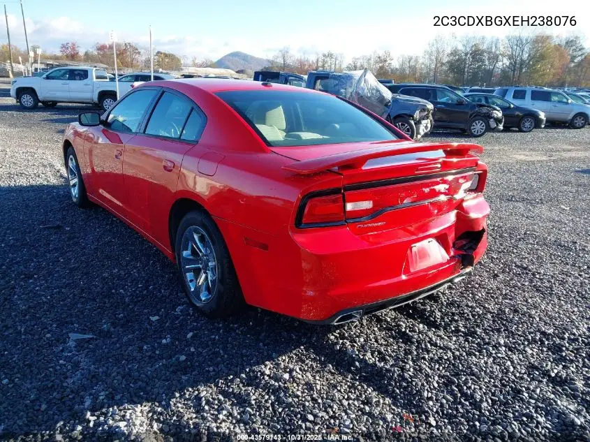 2C3CDXBGXEH238076 2014 Dodge Charger Se