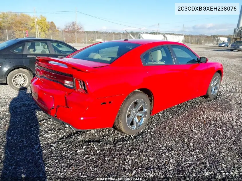 2C3CDXBGXEH238076 2014 Dodge Charger Se