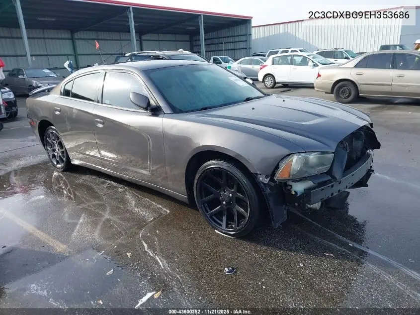2C3CDXBG9EH353686 2014 Dodge Charger Se
