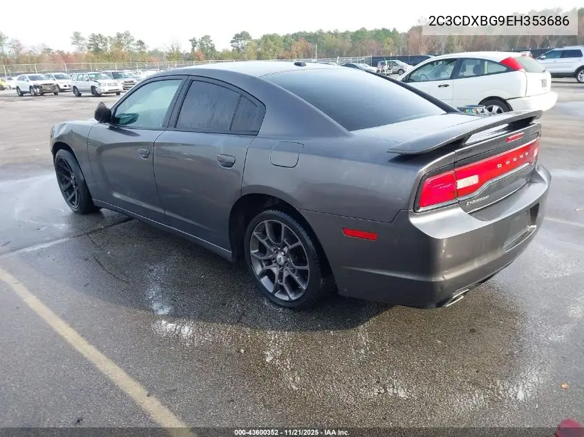 2C3CDXBG9EH353686 2014 Dodge Charger Se