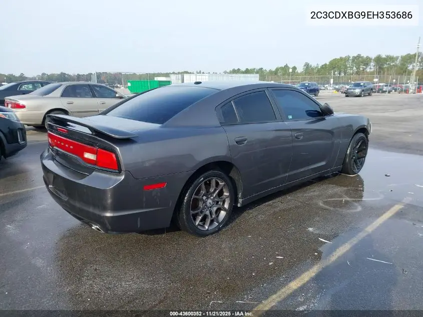 2C3CDXBG9EH353686 2014 Dodge Charger Se