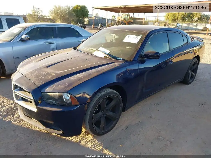 2C3CDXBG3EH271596 2014 Dodge Charger Se